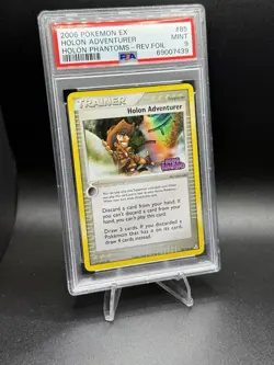 Pokemon Holon Adventurer 85/110 Holon Phantoms Reverse Holo PSA 9 - Image 1