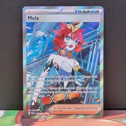 Mela 236/182 Paradox Rift Ultra Rare Full Art Supporter Pokemon - Image 1