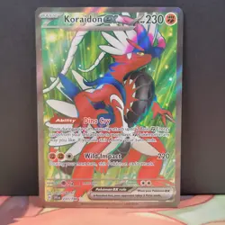Koraidon ex 231/198 Scarlet and Violet Base Ultra Rare Full Art Pokemon - Image 1