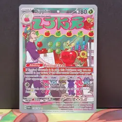 Dipplin 170/167 Twilight Masquerade Illustration Rare Full Art Pokemon - Image 1