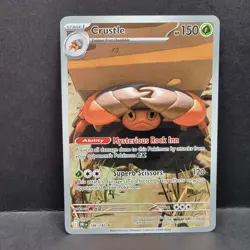 Crustle 186/182 Destined Rivals Illustration Rare Full Art Pokemon - Image 1