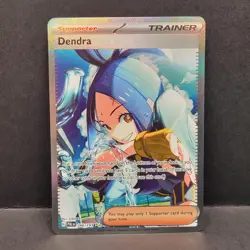 Dendra 266/193 Paldea Evolved Special Illustration Full Art Supporter Pokemon - Image 1