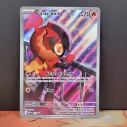 Charcadet 022 Phantasmal Flames ETB Promo Pokemon Full Art - Image 1