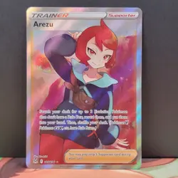 Arezu 189/196 SWSH11: Lost Origin Ultra Rare Full Art Trainer Pokemon - Image 1