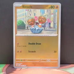 Binacle 042/088 Reverse Holo Perfect Order Pokemon TCG - Image 1