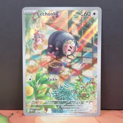 Lechonk 209/197 Illustration Rare Pokemon Scarlet &Violet Obsidian Flames - Image 1