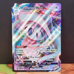 Hatterene Vmax 066/159 Ultra Rare Crown Zenith Full Art Pokemon TCG - Image 1