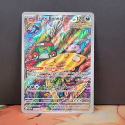 Brute Bonnet 207/182 Paradox Rift Illustration Rare Full Art Holo Pokemon - Image 1