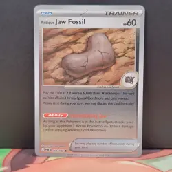 Antique Jaw Fossil 068/088 Reverse Holo Perfect Order Pokemon TCG - Image 1