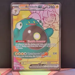 Iono's Bellibolt ex 172/159 Journey Together Ultra Rare Full Art Pokemon - Image 1