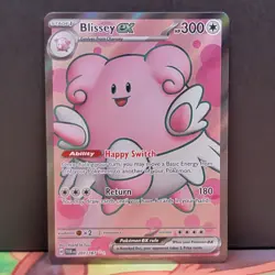 Blissey EX 201/167 Twilight Masquerade Ultra Rare Full Art Pokemon TCG - Image 1