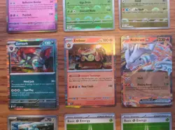 Pokemon Card Mixed Lot Of 11 Holo/Reverse Holo/Pokeball + Reshiram Ex!! - Image 3