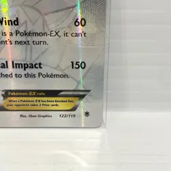 2014 Pokemon XY Full Art Dialga Ex Holo - Phantom Forces 122/119 Card - LP - Image 4