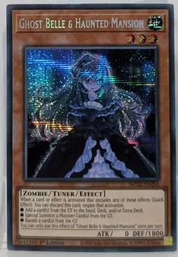 Ghost Belle & Haunted Mansion MP22-EN258 2022 Tin of the Pharaoh's Gods Yugioh - Image 1