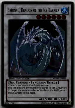 Brionac, Dragon of the Ice Barrier Gold Rare Gold Series: Haunted Mine GLD5-EN0 - Image 1