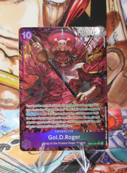 GOL D ROGER - One Piece TCG OP13-064 - AA Alt Art English Carrying On His Will - Image 1