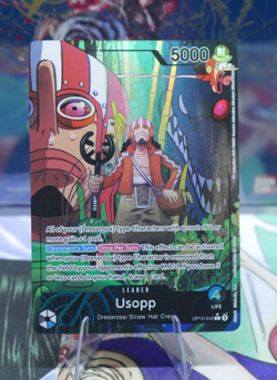 Usopp Alt Art Leader OP10-042 M OPTCG One Piece Royal Blood Series English TCG - Image 1