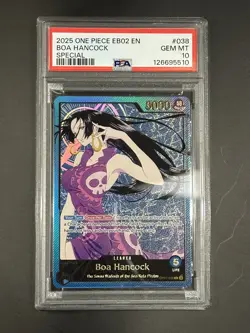 2025 One Piece EB02 Boa Hancock Leader – PSA 10 GEM MINT (LOW POP) - Image 2