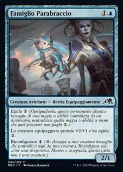MTG Magic NEO Kamigawa Neon Dynasty - 1x ITA NM 046 C Famiglio Parabraccio - Image 1