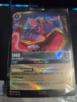 Iago - Out of Reach 8 Disney Lorcana Promo Cards Holo D23 Promo Sealed New 2025 - Image 1