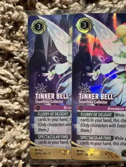 Lorcana Tinker Bell Promo Foil Snowflake Collector Set Championship Disney - Image 3