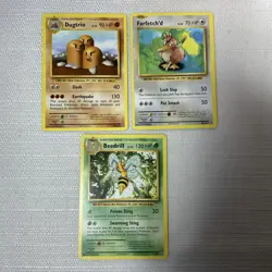 Pokemon Evolutions Card Lot Beedrill, Dugtrio, Farfetch’d All NM 🔥 - Image 1