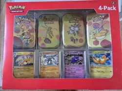 Pokemon 4 Mini Tins + 4 Promo Cards Bundle Pack2 - 151 Sam Club Bundle [Confirm] - Image 1
