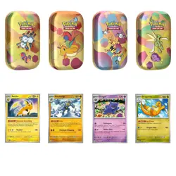 Pokemon 4 Mini Tins + 4 Promo Cards Bundle Pack2 - 151 Sam Club Bundle [Confirm] - Image 2