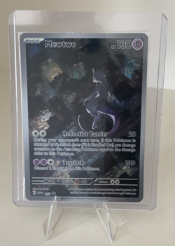 MEWTWO SVP 052 Scarlet Violet 151 Promo Illustration Pokemon Card 2023 SEALED - Image 1