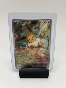 Pokemon TCG Eevee Prismatic Evolutions Black Star Promo Card ETB #173 - Image 1