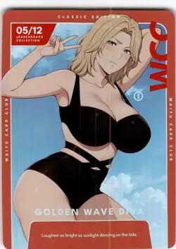 Otaku Box Limited Edition Club Collectible Golden Wave Diva 05/12 Bonus Card - Image 1