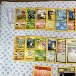 Lot of 23 Pokemon Base Set Cards Non Holo Collection Vintage WotC LP/NM #49 - Image 2
