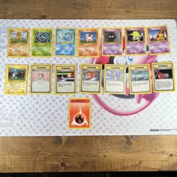 Lot of 15 Pokemon Base Set Cards Non Holo Collection Vintage WotC LP/NM #50 - Image 1