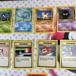 Lot of 15 Pokemon Base Set Cards Non Holo Collection Vintage WotC LP/NM #50 - Image 3