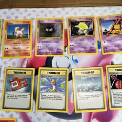 Lot of 15 Pokemon Base Set Cards Non Holo Collection Vintage WotC LP/NM #50 - Image 4