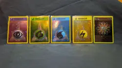 Ungraded Pokemon TCG - 5 2002 Energize Your Game SWIRL Holo Assorted Energy Card - Image 1