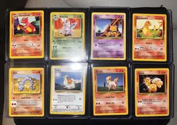 Lot of 8 Pokemon Base Set Unlimited Cards, Conditions Vary, See Pictures - Image 4