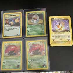 36 Team Rocket Cards 4 holo Pokemon cards - Image 1