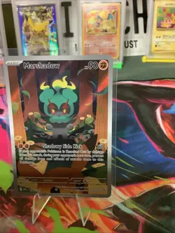 Pokemon TCG Marshadow Mega Evolution Illustration Rare Card 146/132 Centering 10 - Image 3