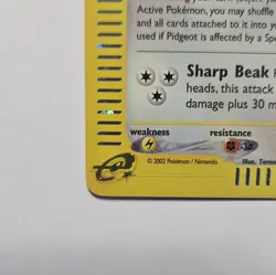 Pidgeot - 23/165 - Pokemon Expedition Holo Rare Card LP - Image 4