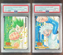 PSA 10 & 9 Gon Killua Jump 55th Anniversary Collection Card Hunter × Hunter Set - Image 1