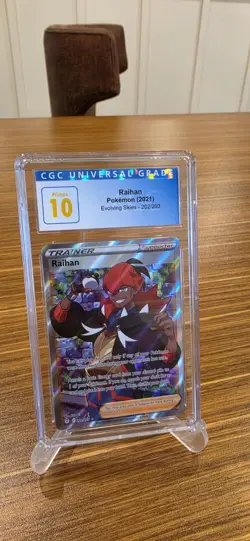 Pokemon Raihan Evolving Skies Trainer Full Art Ultra Rare Holo Card 202/203 - Image 1