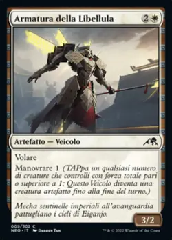 MTG Magic NEO Kamigawa Neon Dynasty - 1x ITA NM 009 C Armatura della Libellula - Image 1