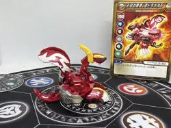 Bakugan BakuTech Pyrus Gren Dragaon Dragonoid & Card Japan Import Rare - Image 2