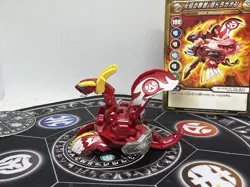 Bakugan BakuTech Pyrus Gren Dragaon Dragonoid & Card Japan Import Rare - Image 4