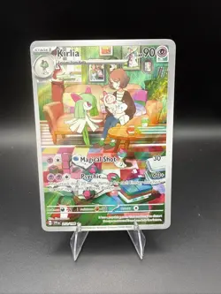 Pokemon TCG Kirlia Card 212/198SV01 Scarlet & Violet Base Set Illustration Rare - Image 1