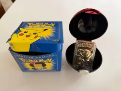 1999 Pokemon Burger King 23K Gold Plated Pikachu Card With Original Packaging - Image 1