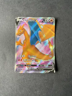 Pokemon TCG Charizard V SWSH050 Champions Path ETB Promo Card NM - Image 1