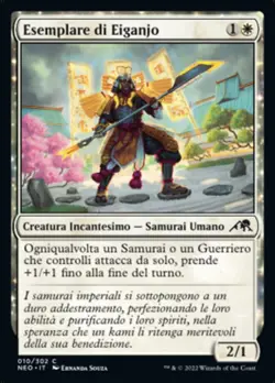 MTG Magic NEO Kamigawa Neon Dynasty - 1x ITA NM 010 C Esemplare di Eiganjo - Image 1