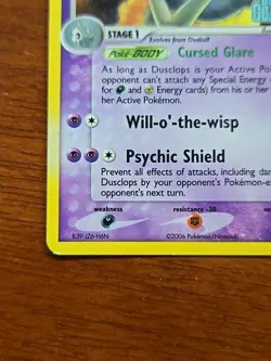 Dusclops Reverse Holo - 17/100 Crystal Guardians Stamped Pokemon Card - 2006 - Image 5